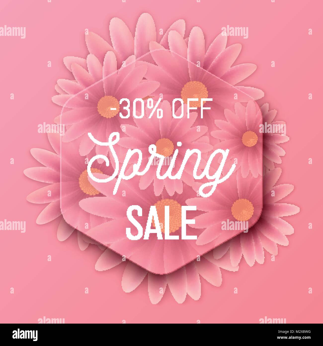 Hello spring text, floral background Stock Vector Image & Art Alamy