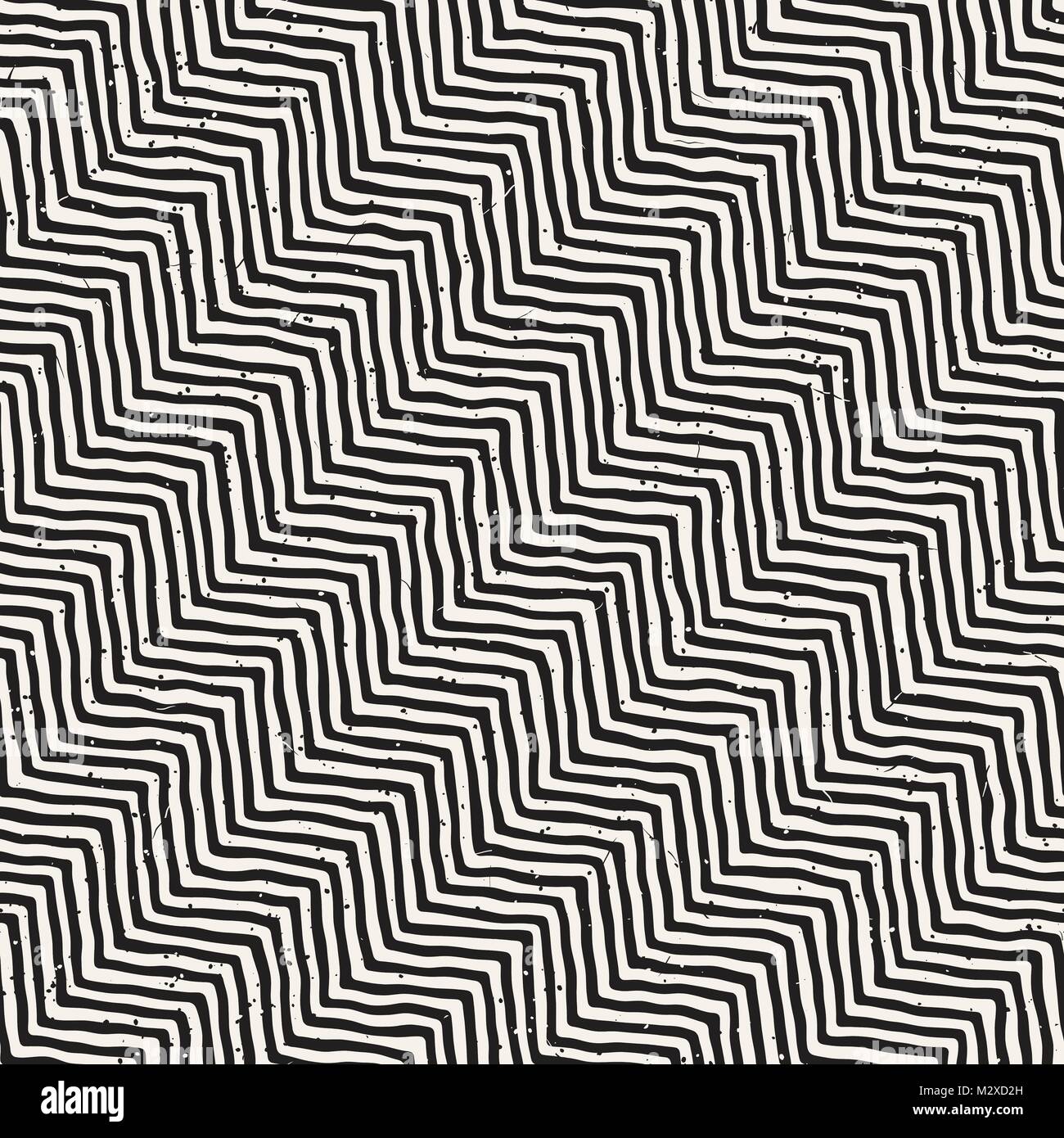 Simple ink geometric pattern. Monochrome black and white strokes ...
