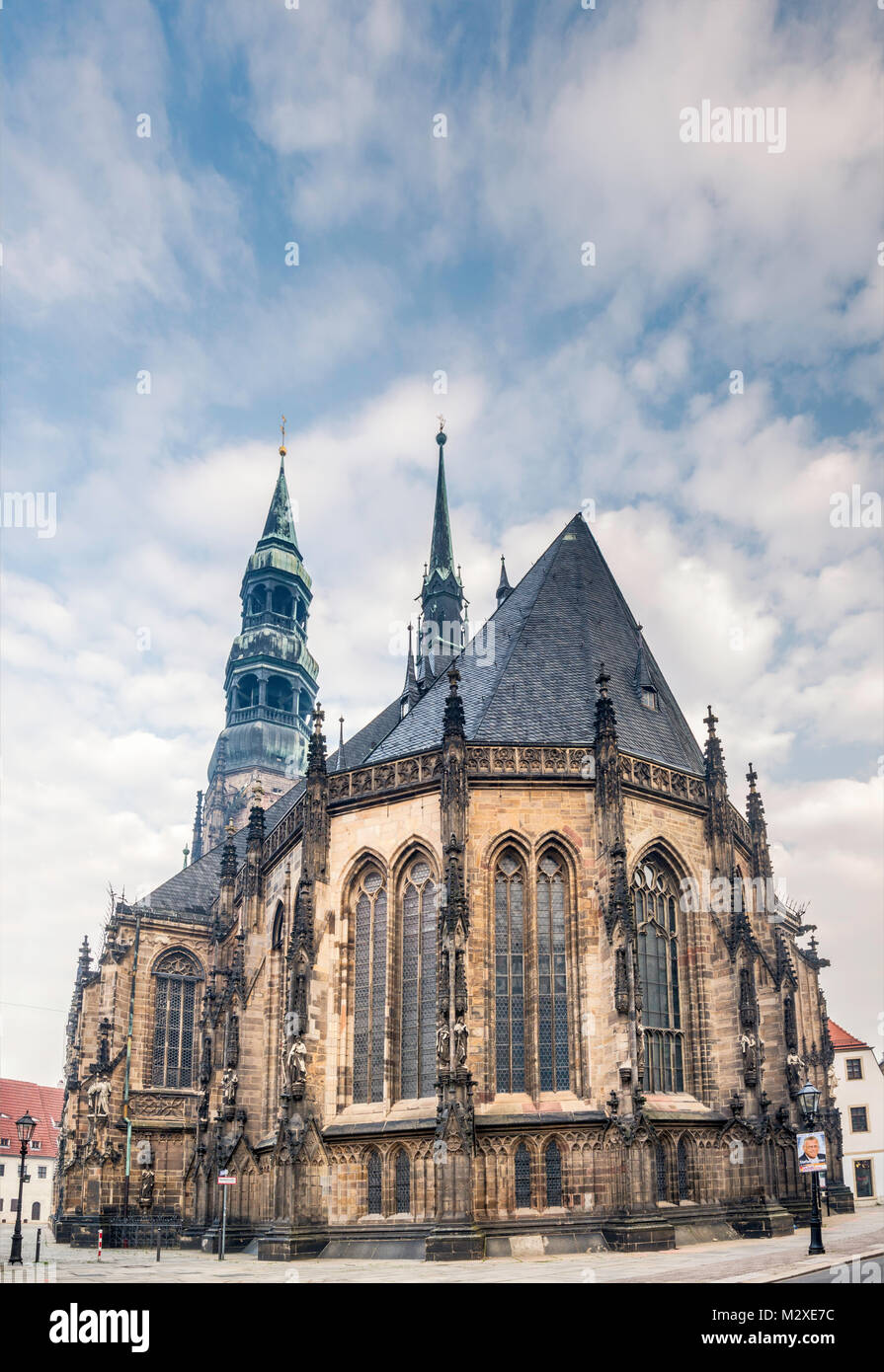 Dom St Marien (St Mary Church), Gothic style, in Zwickau, Saxony, Germany Stock Photo