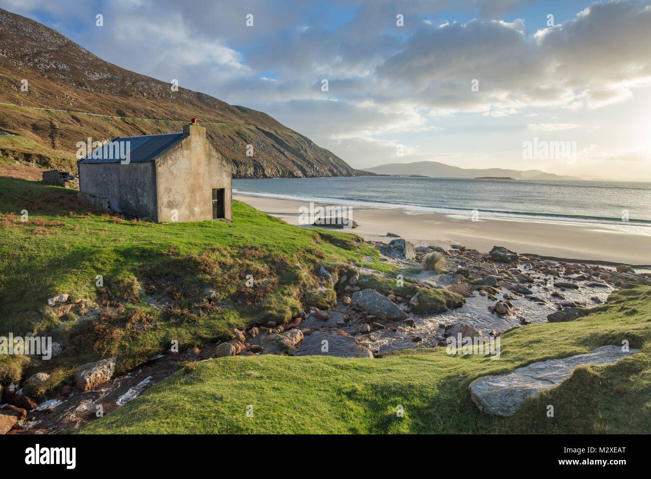Cottages At Beach Ireland Stock Photos Cottages At Beach Ireland