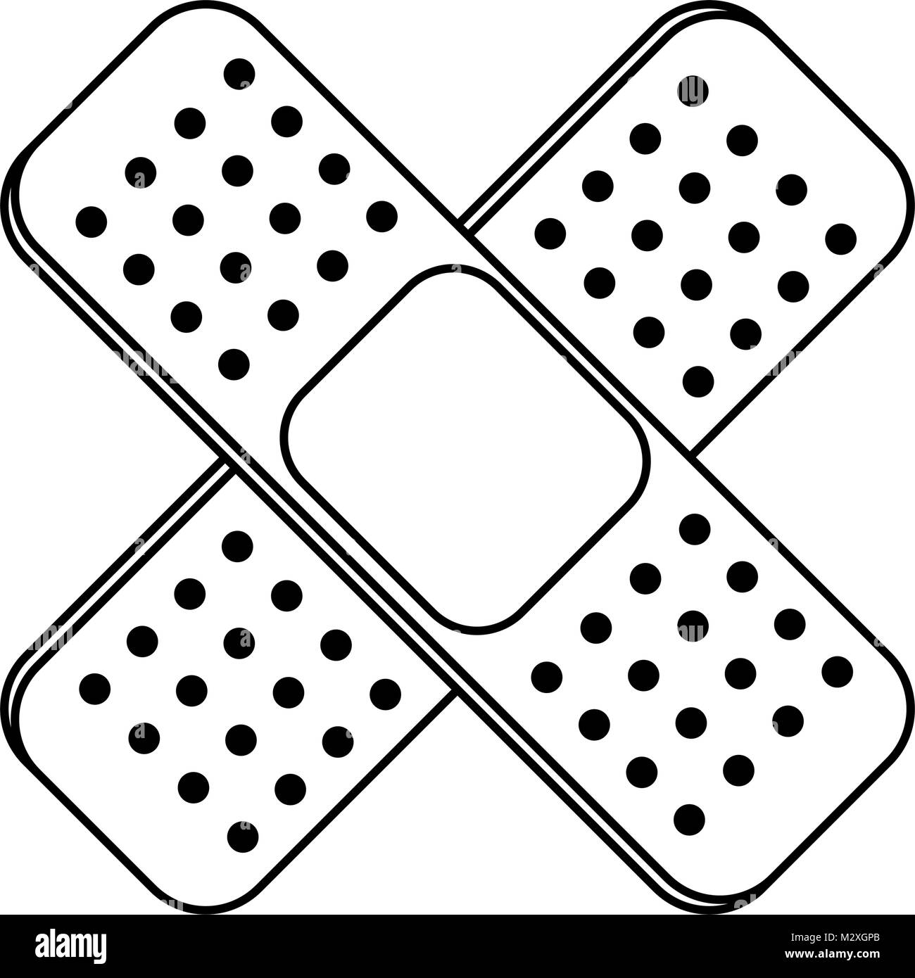 medicinal bandages isolated icon Stock Vector Image &amp; Art - Alamy