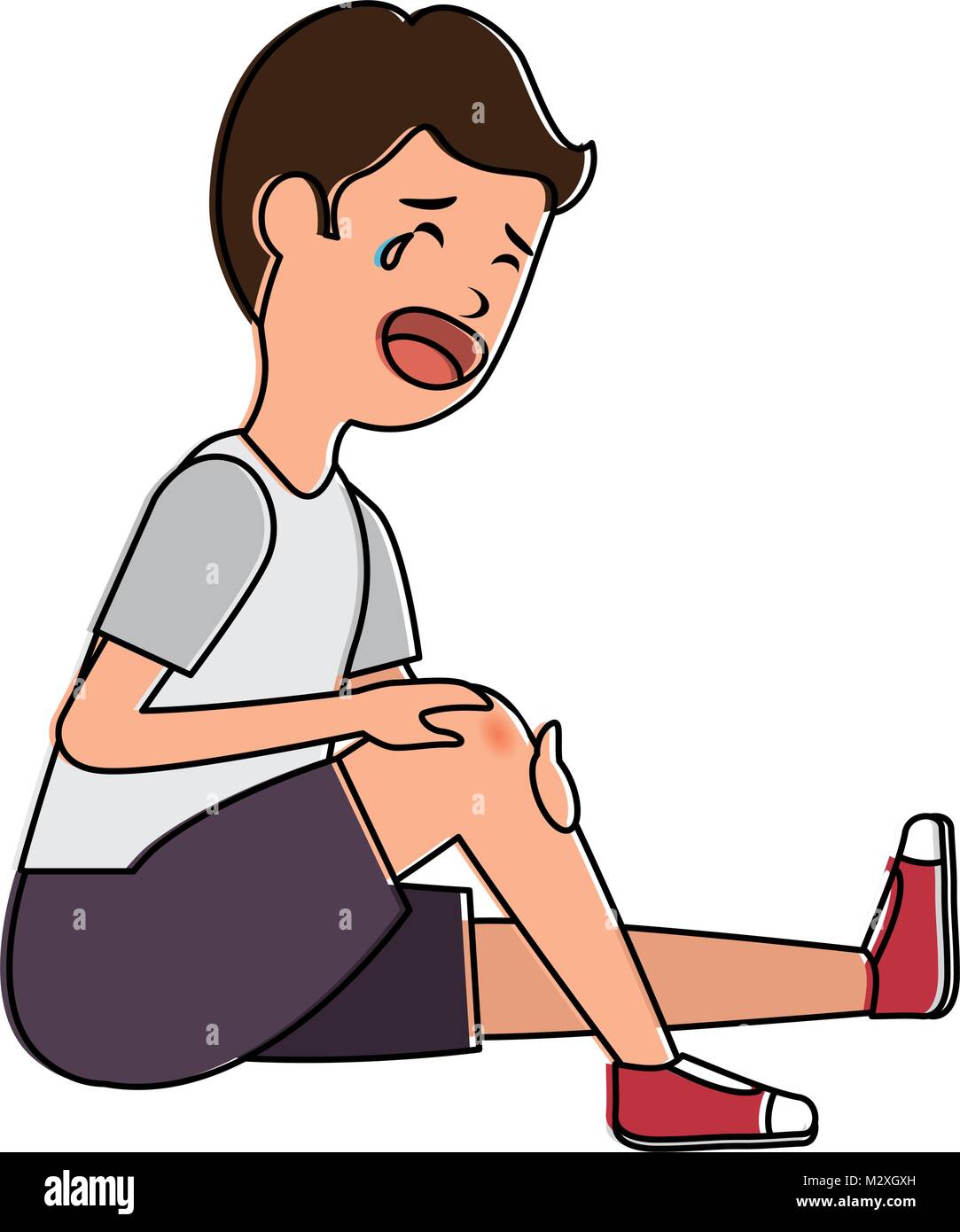 Illustration Child Hurt High Resolution Stock Photography and Images ...