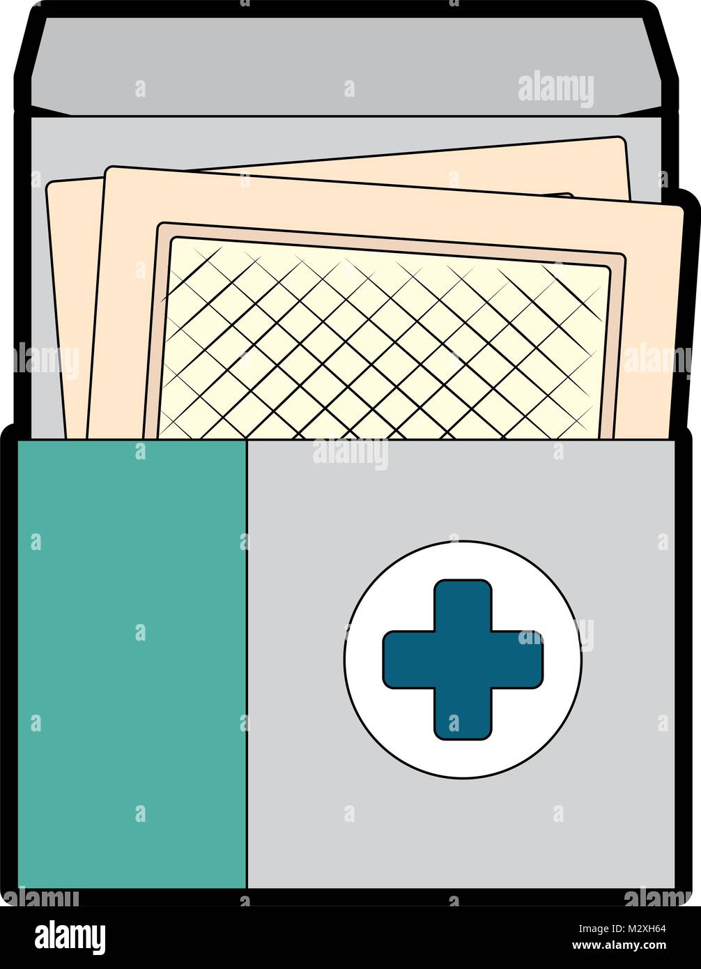 Patch box cover Stock Vector Images - Alamy