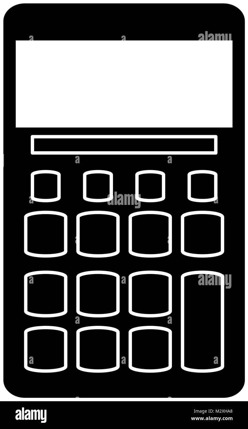 calculator math isolated icon Stock Vector Image & Art - Alamy