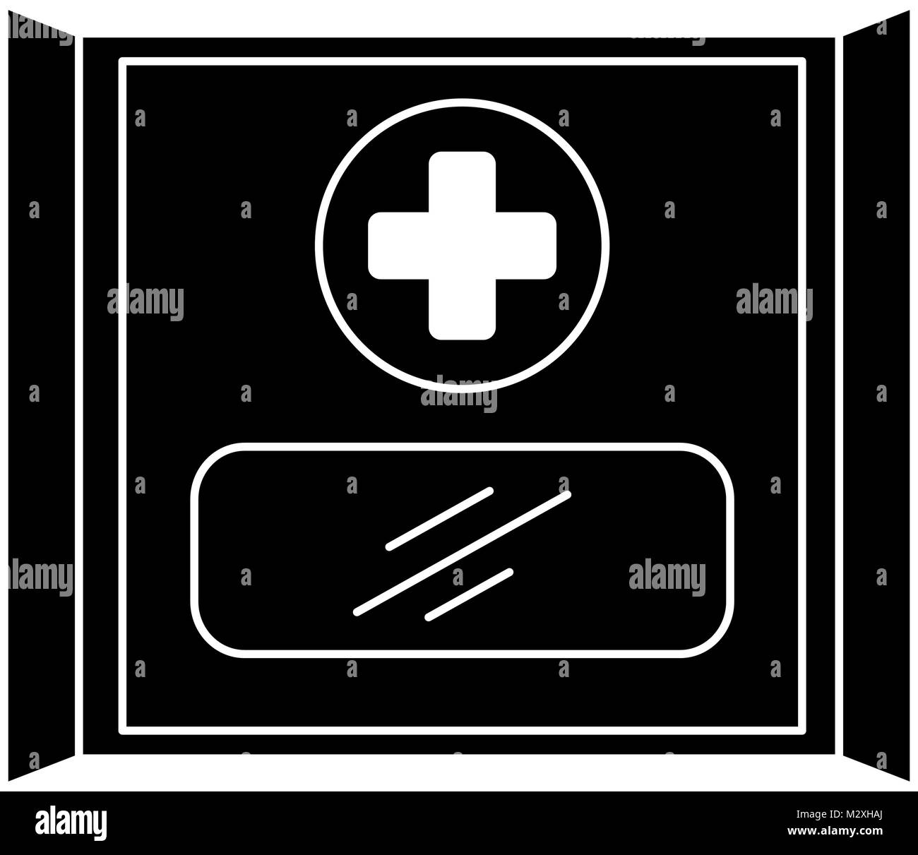 medical box isolated icon Stock Vector Image & Art - Alamy
