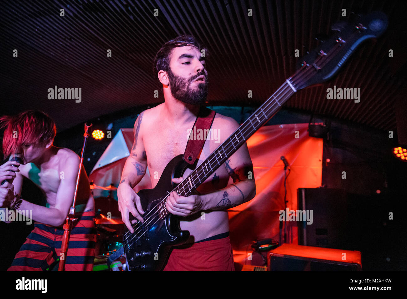 Barcelona, Spain. February 2, 2018. Concert by Kitai in Sidecar