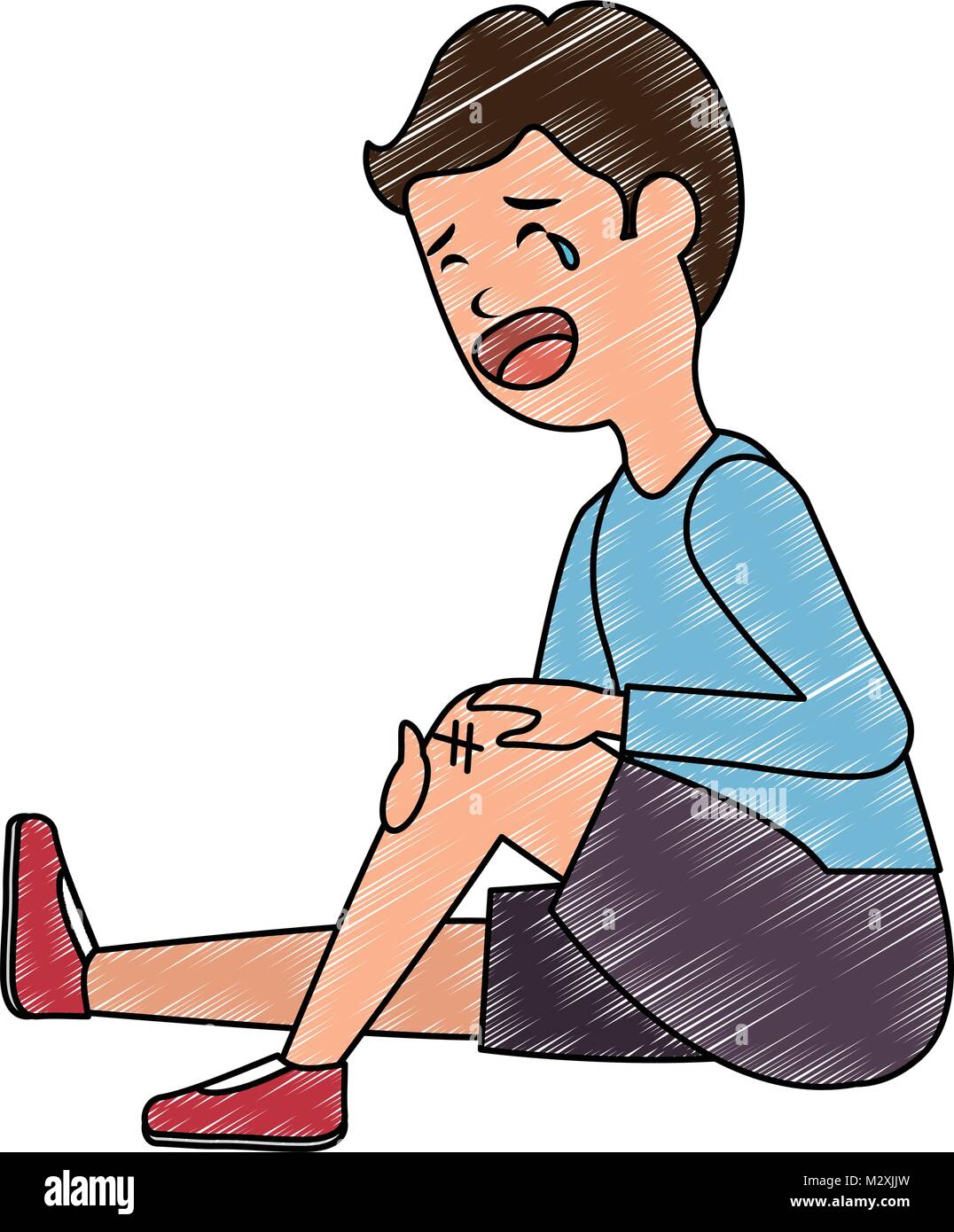 Child Scraped Knee High Resolution Stock Photography and Images Alamy