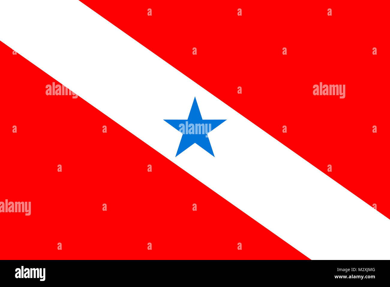 Para state Brazil northern region flag symbol Stock Photo