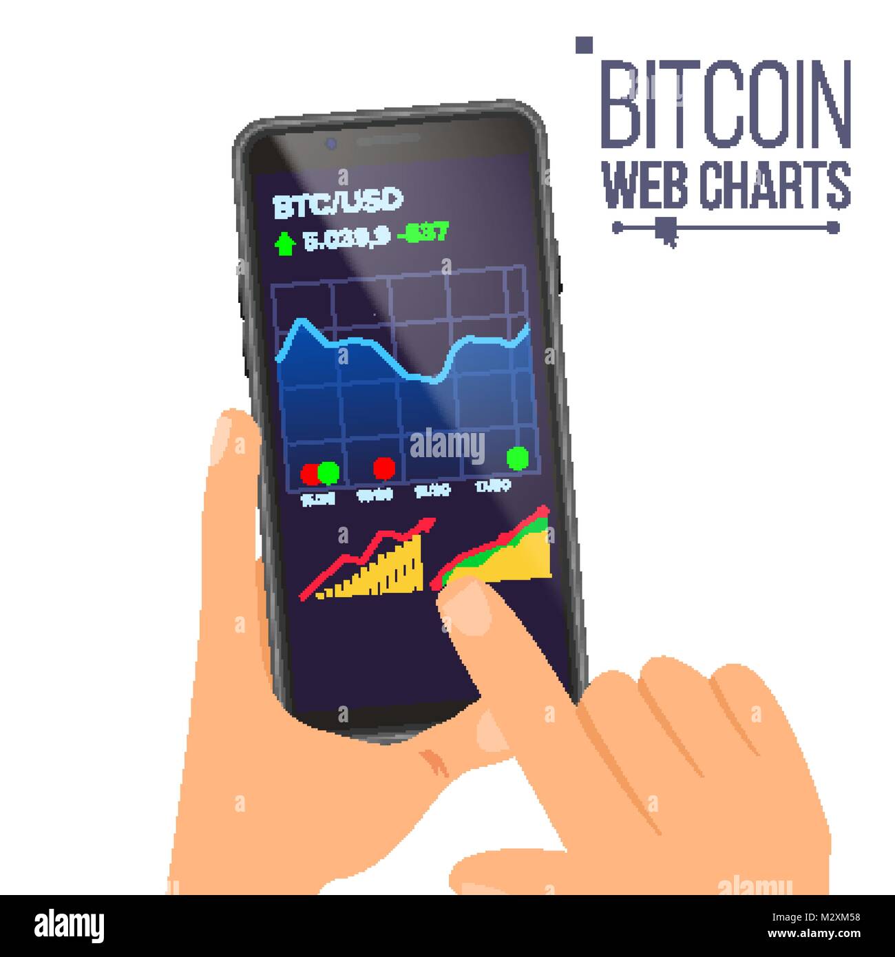 Crypto charts Stock Vector Images - Page 2 - Alamy