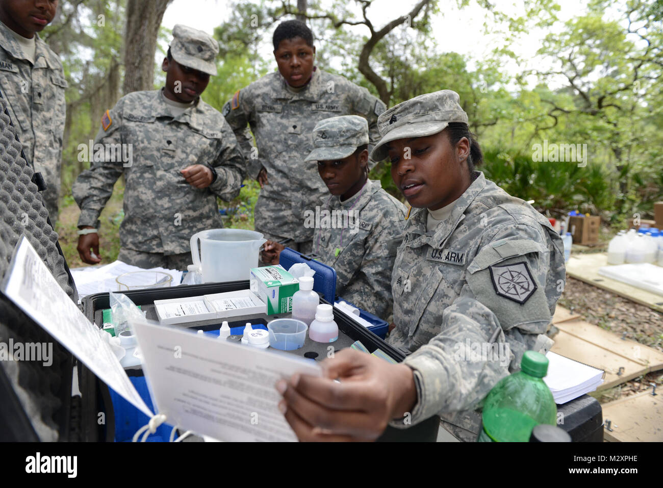 Water Treatment Specialists by National Guard Stock Photo Alamy