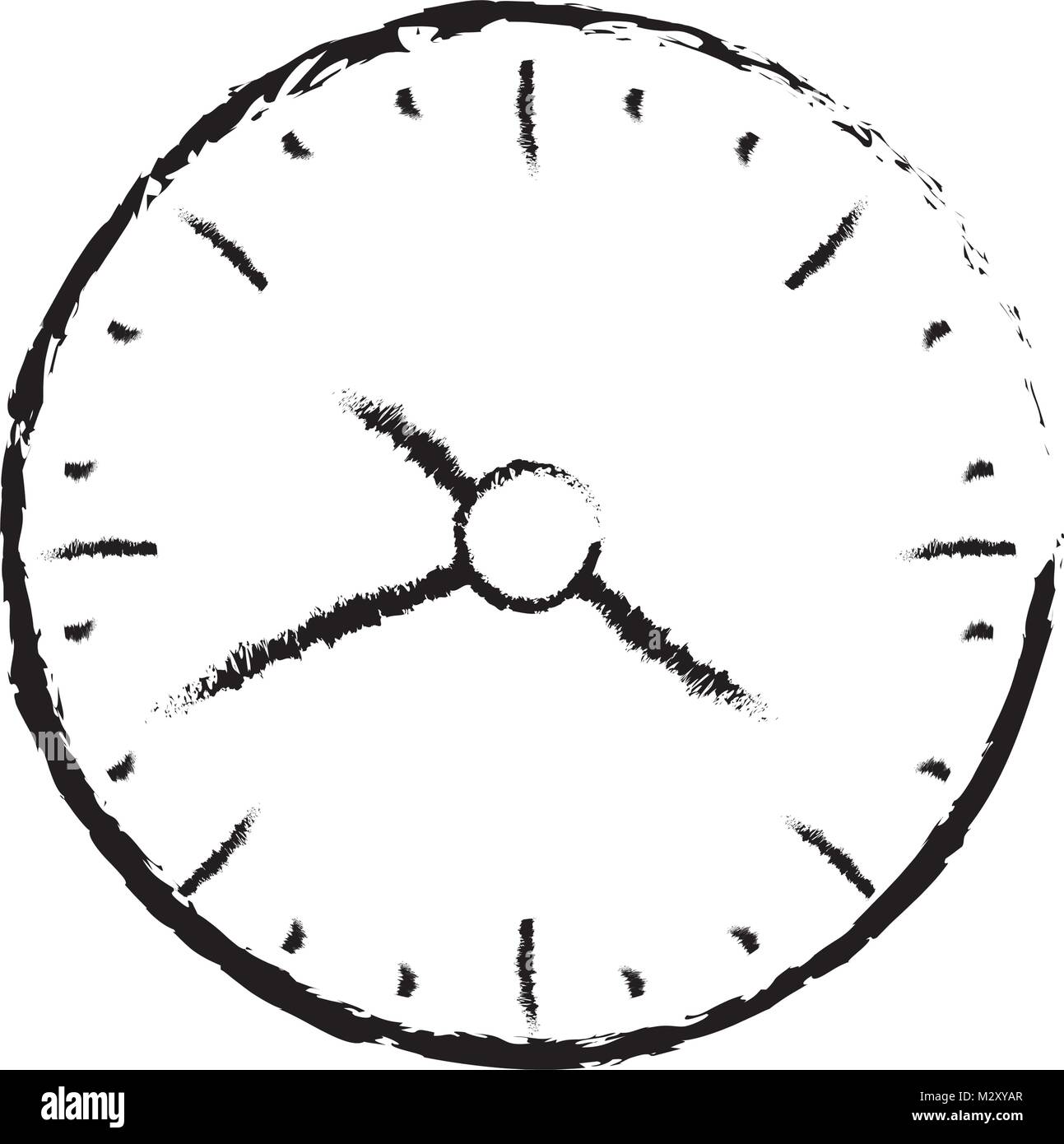 grunge wall round clock time object Stock Vector Image & Art - Alamy