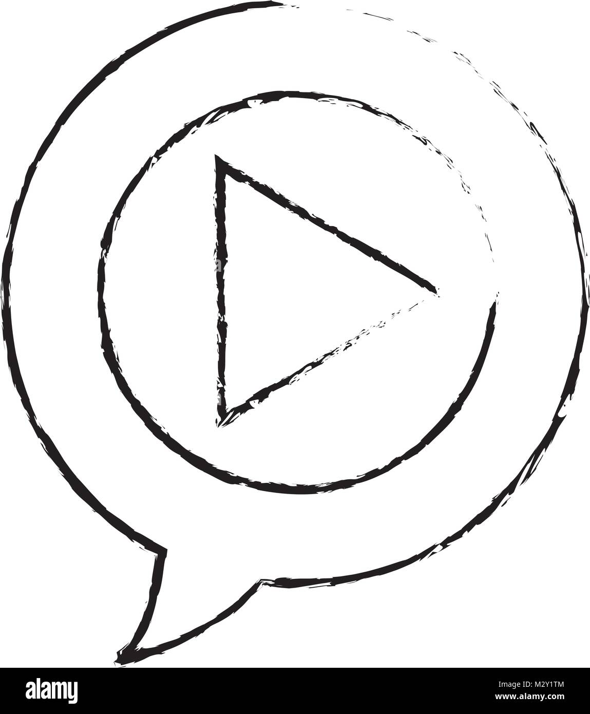 Chat bubble multimedia media Black and White Stock Photos & Images - Alamy