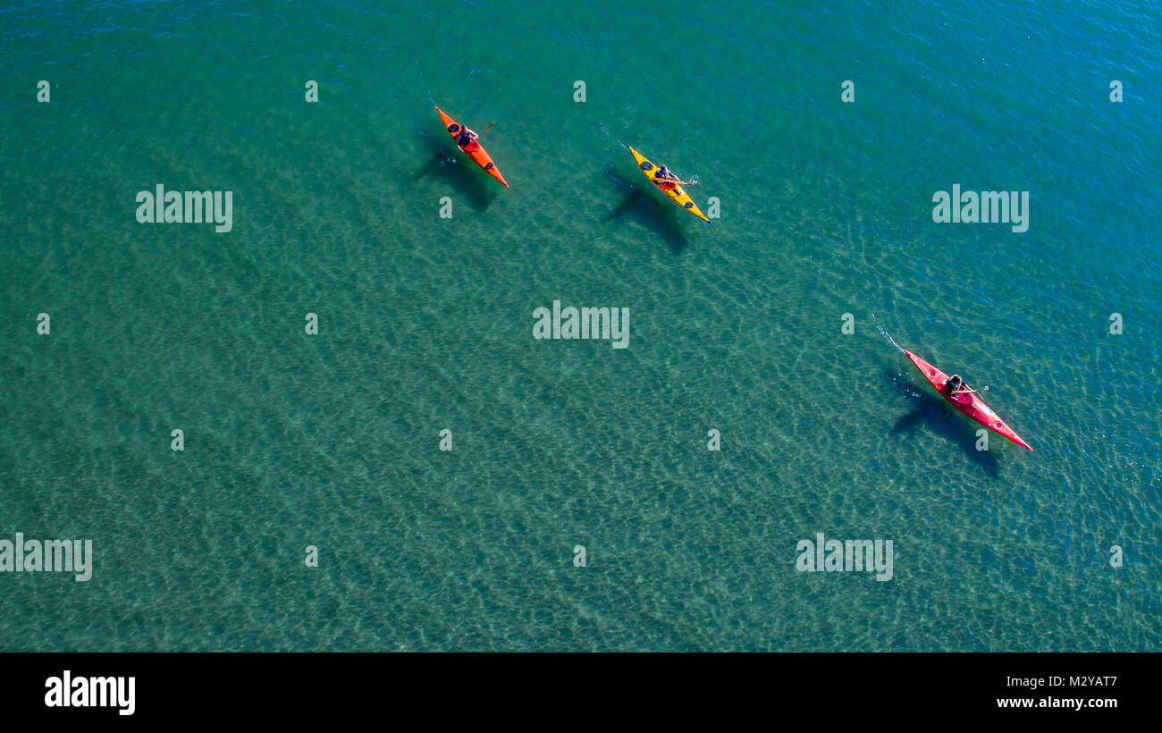 Rowing aerial view hi-res stock photography and images - Alamy