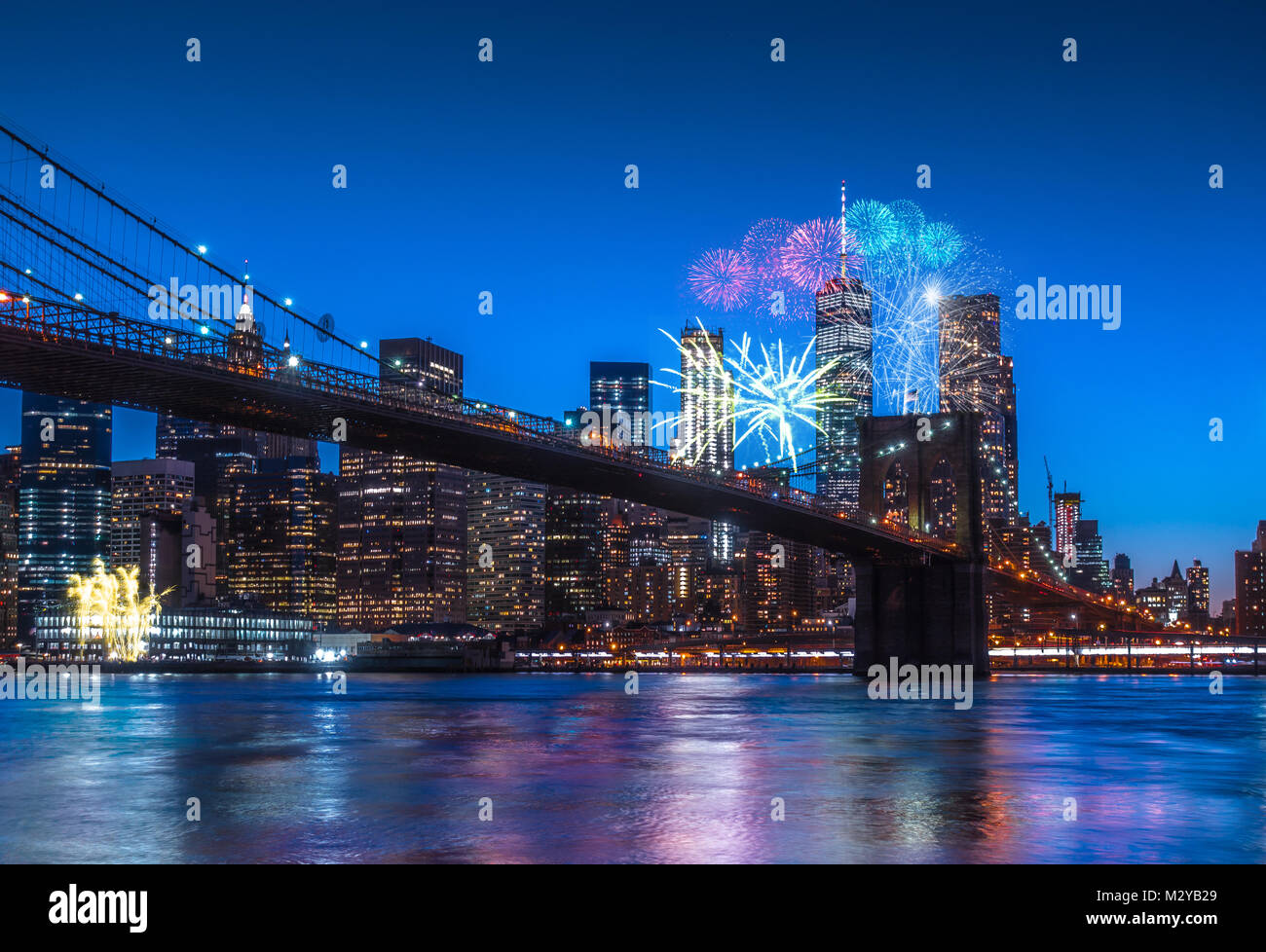 New York City Panoramic landscape view of Manhattan with famous ...