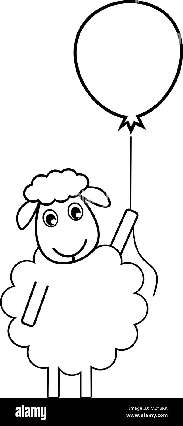 A Monton Flew Away With A Balloon To Illustrate Non Conformity Initiative Courage Daring And Success Stock Photo Alamy