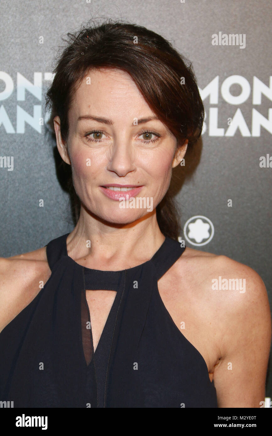 Sabrina Staubitz MONTBLANC BOUTIQUE OPENING Neuer Wall Hamburg 09 02 2016 Stock Photo Alamy