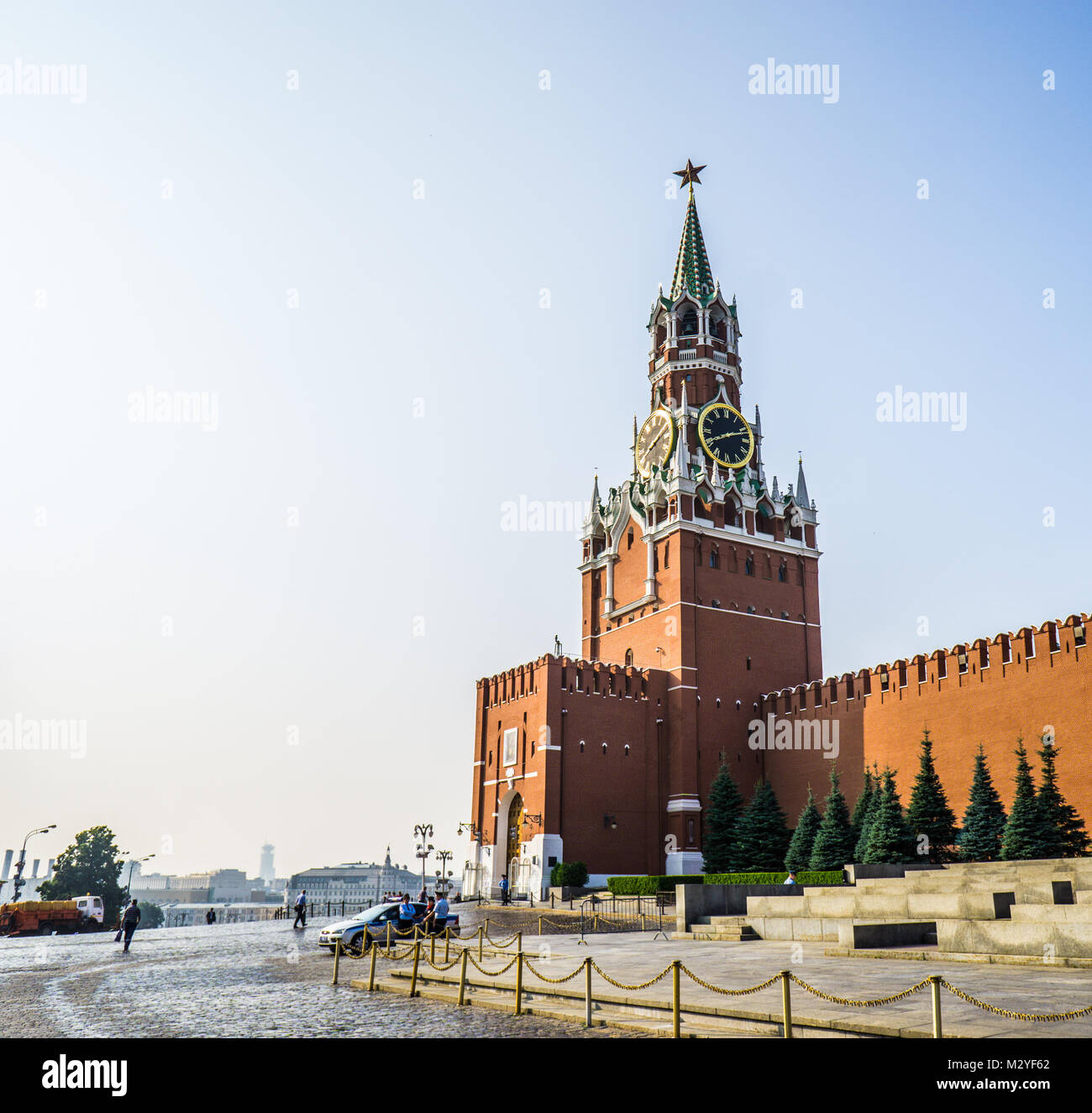 View of the Moscow Kremlin, Red Square Stock Photo