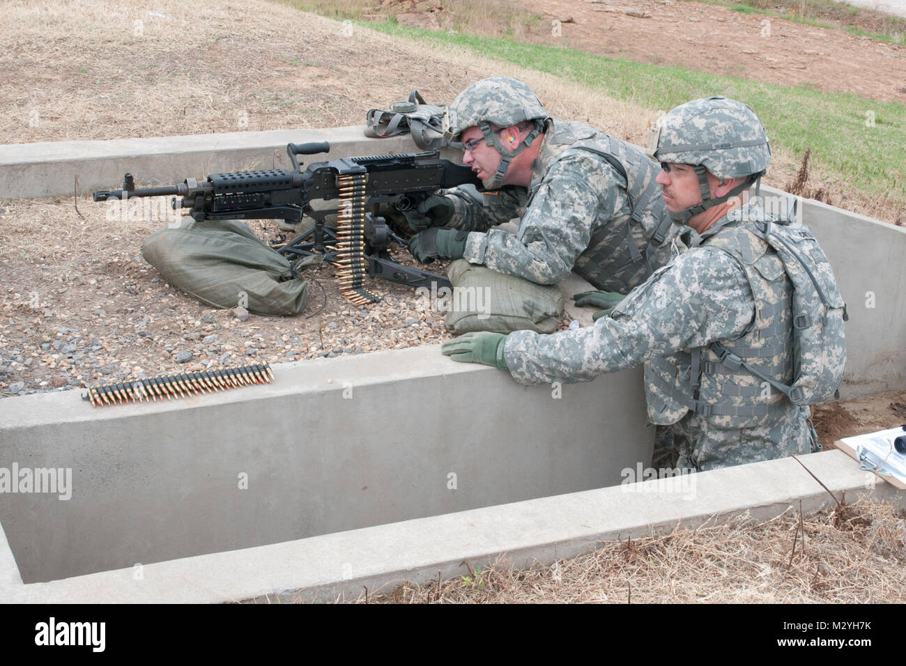 Spc. Timothy Parker, [LEFT], a combat engineer with Headquarters and ...