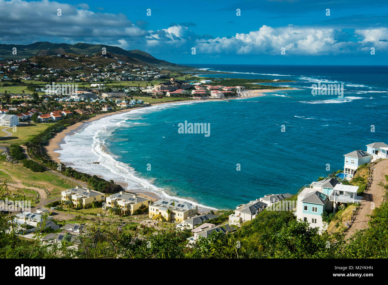 Overlook over North Frigate Bay in St.Kitts, St. Kitts and Nevis