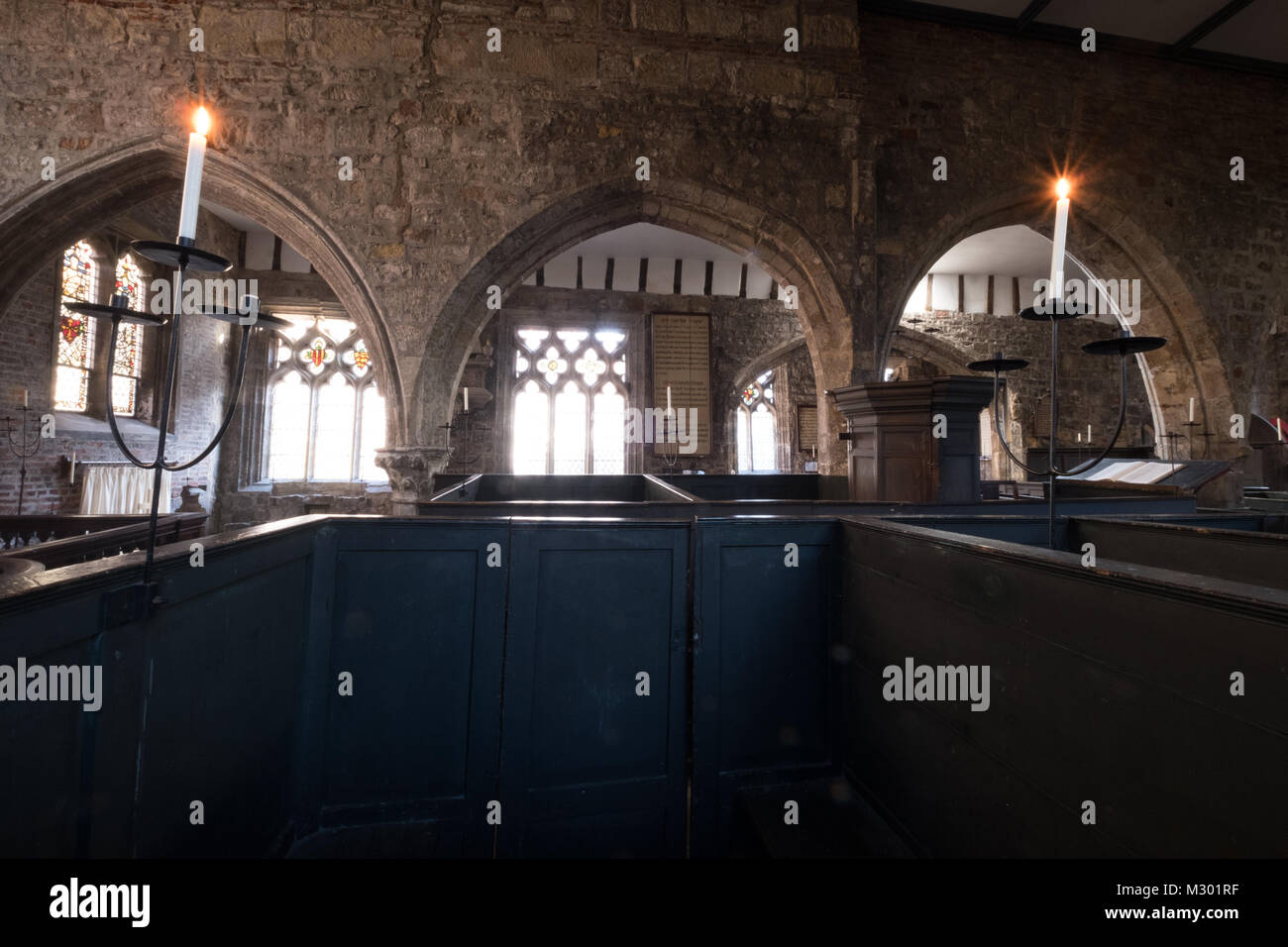 Very rare box pews of the ancient Holy Trinity church, Goodramgate ...