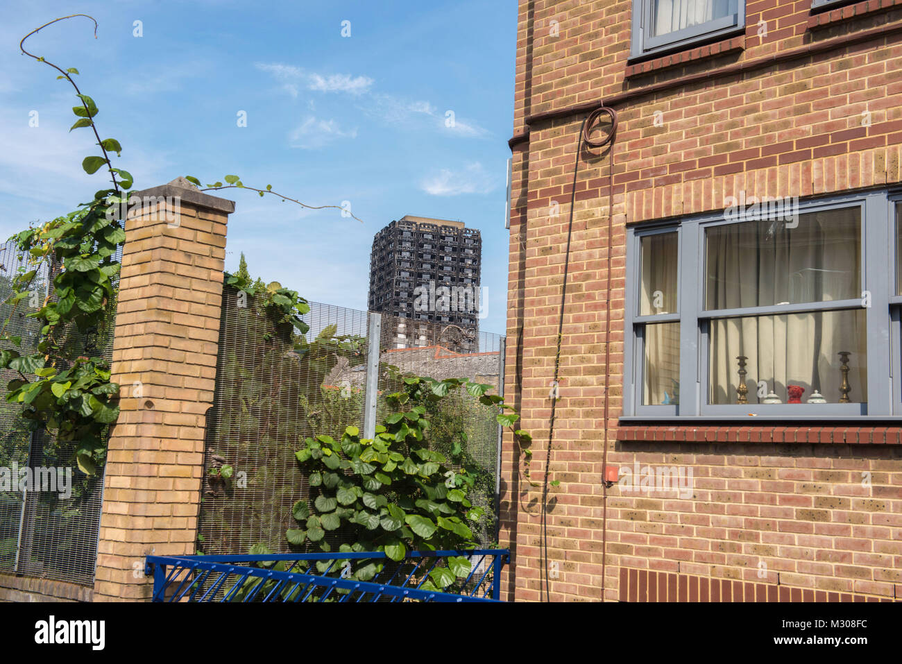 London, United Kingdom. Grenfell Tower, North Kensigton. Stock Photo