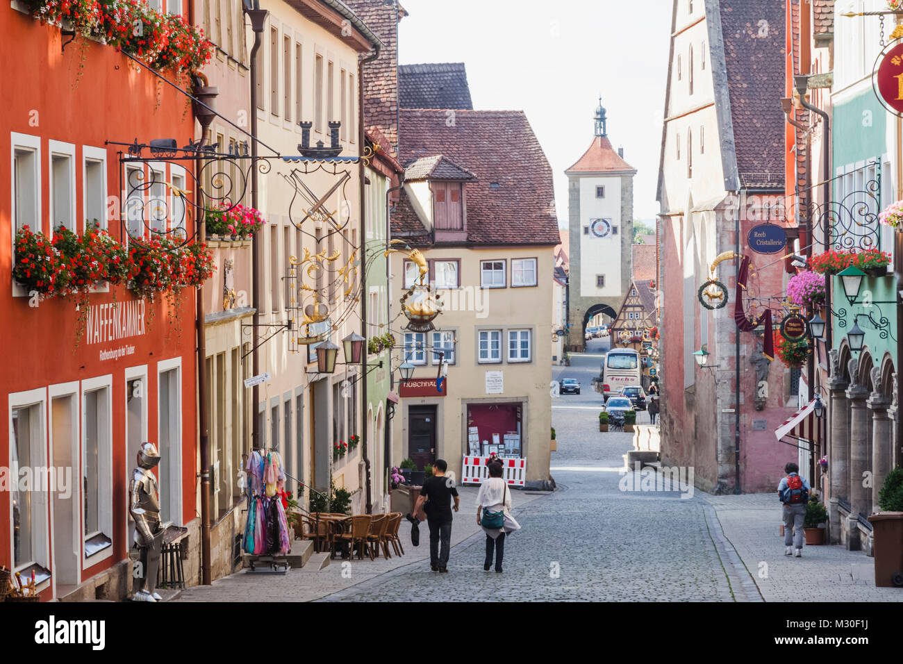 Germany, Bavaria, Romantic Road, Rothenburg ob der Tauber, Obere