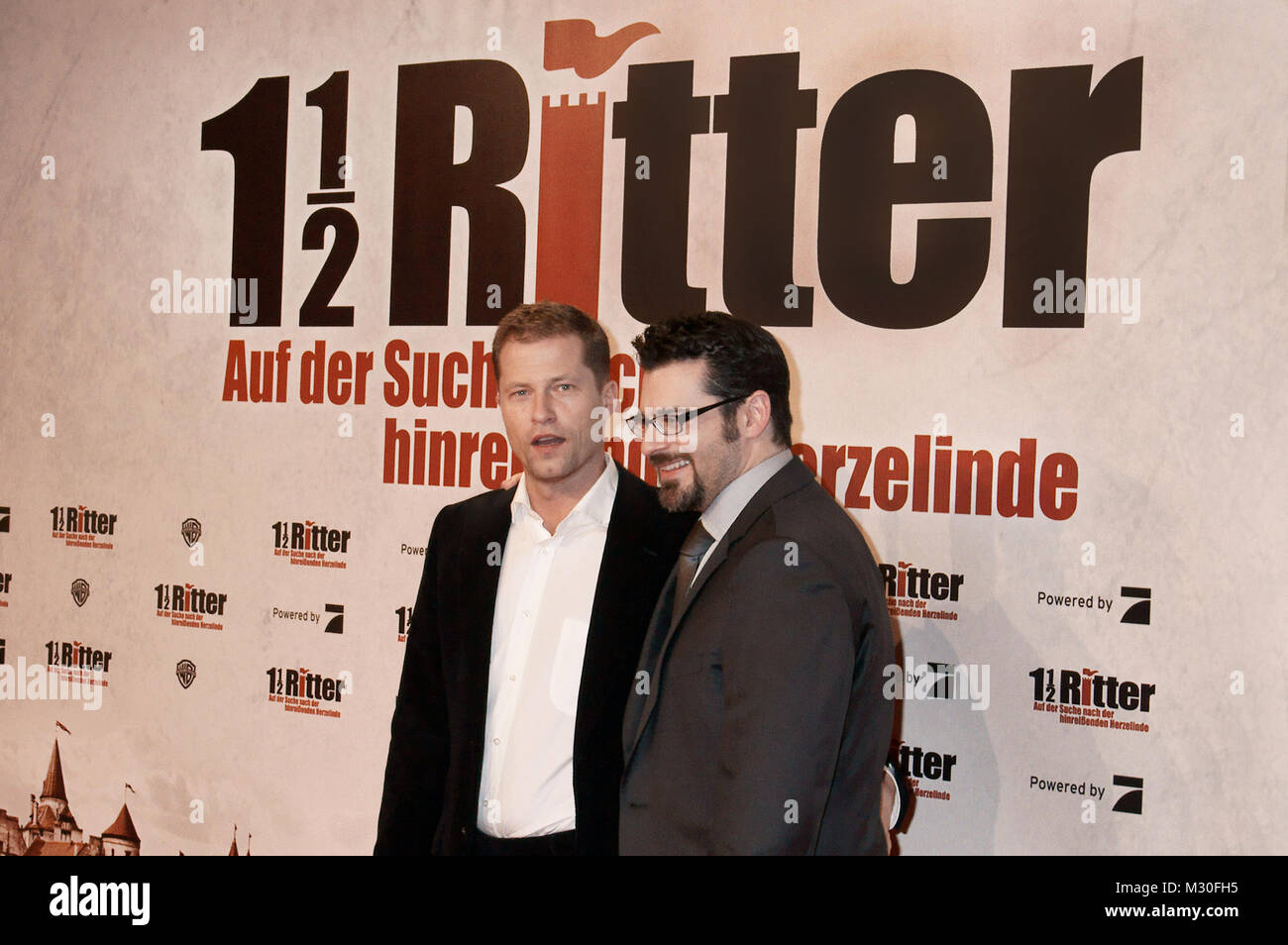 Til Schweiger, Rick Kavanian,bei der Premiere von '1 ½ Ritter'  >Auf der Suche nach der hinreißenden Herzelinde< im Berliner CinemaxX am Potsdamer Platz am 15.12.2008 Stock Photo