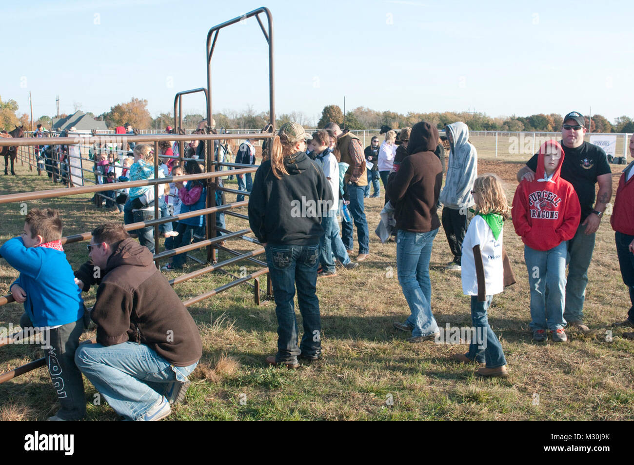 Children of Soldiers and Airmen of the Oklahoma National Guard, many of