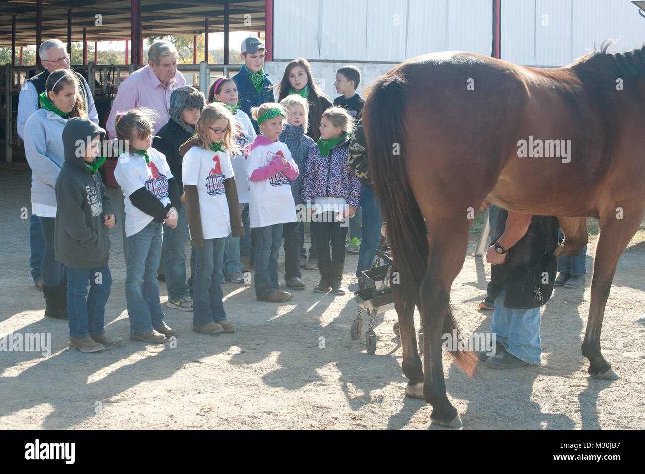 Children of Soldiers and Airmen of the Oklahoma National Guard, many of
