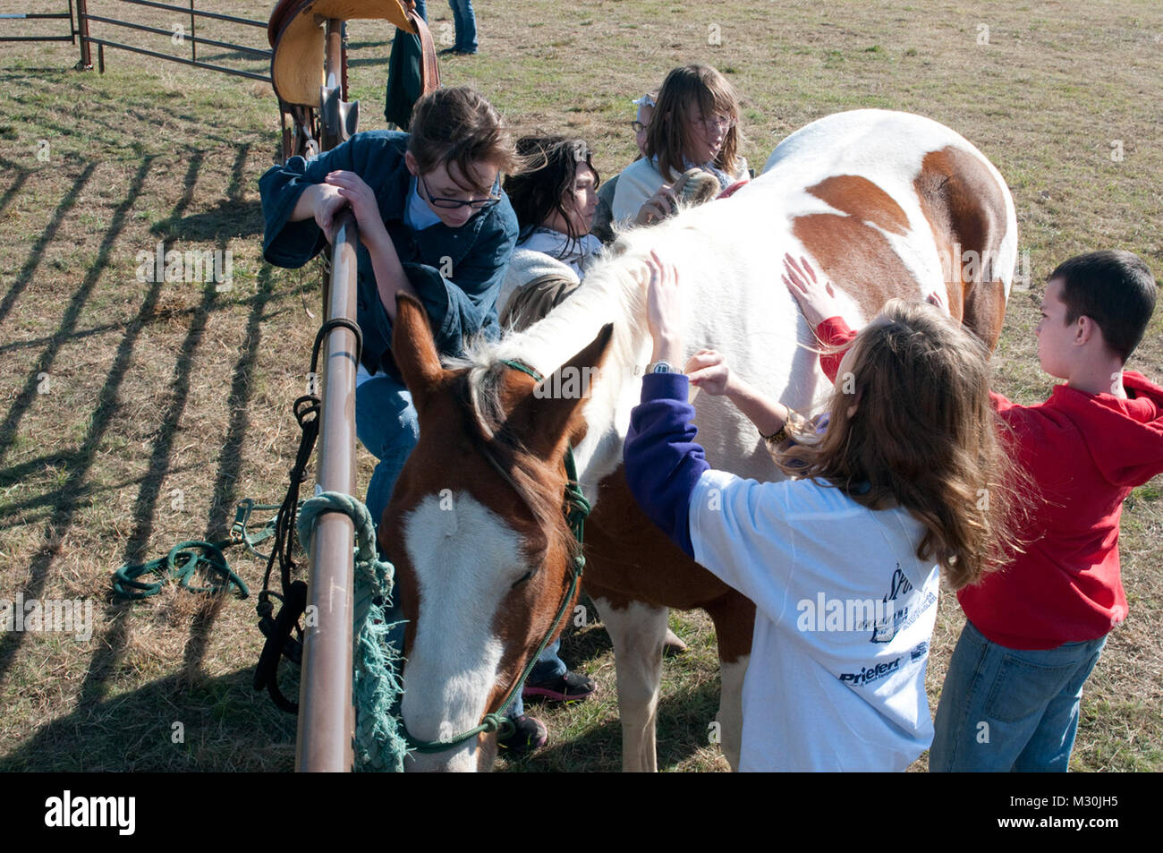 Children of Soldiers and Airmen of the Oklahoma National Guard, many of