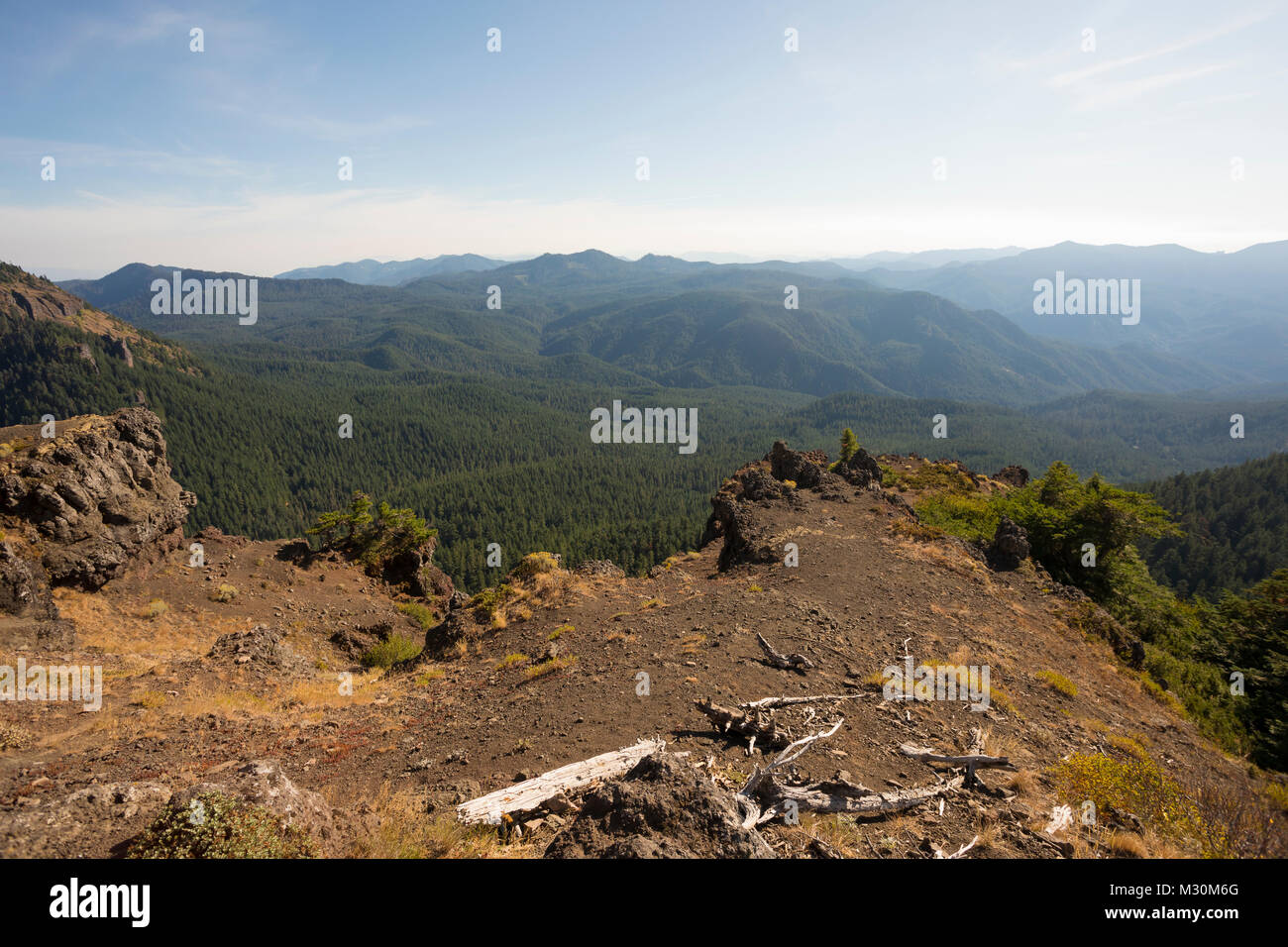 Iron Mountain Hike in Oregon Stock Photo Alamy