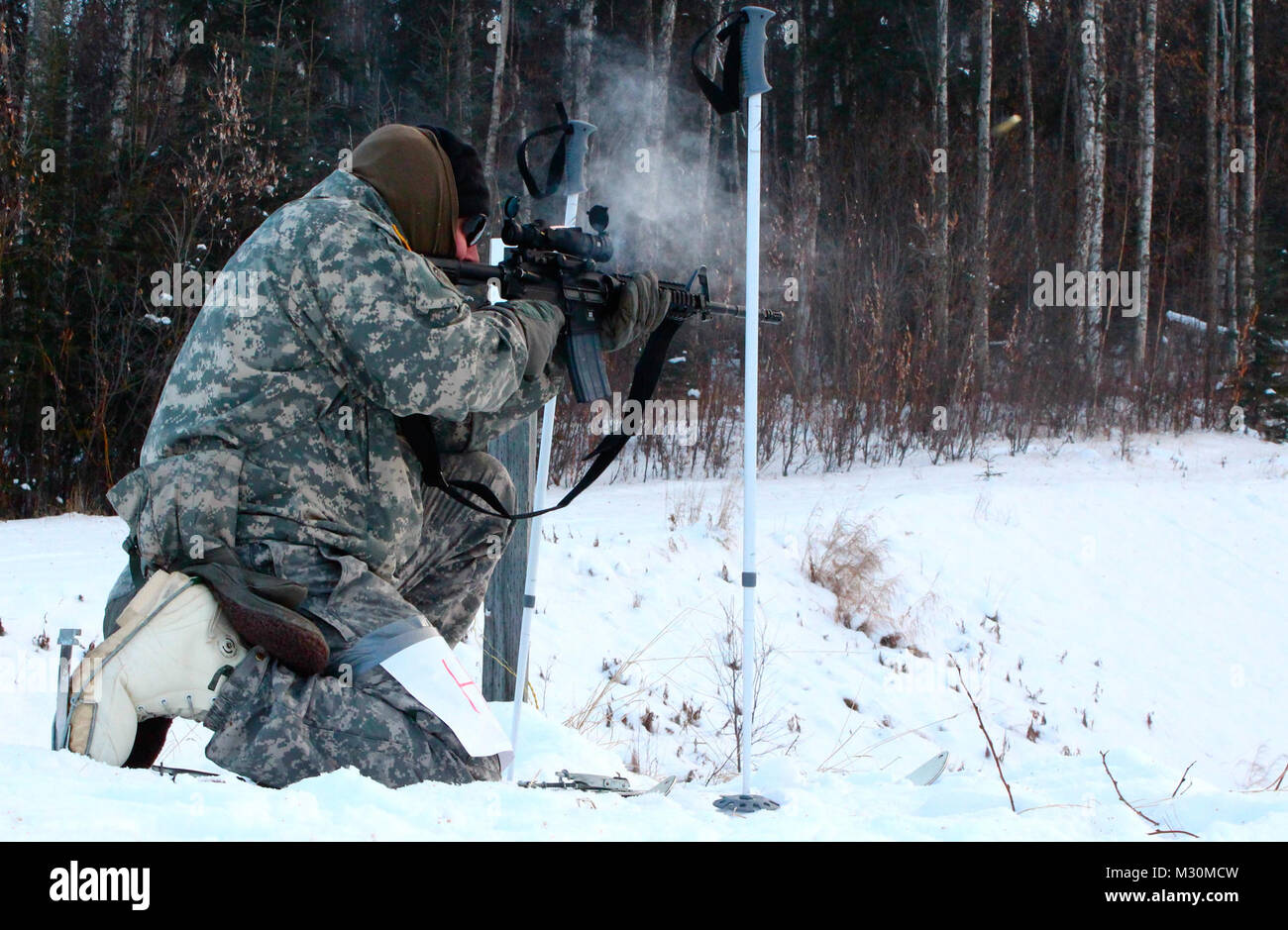 Sgt Andrew Goedl, a signal support systems specialist with Headquarters ...