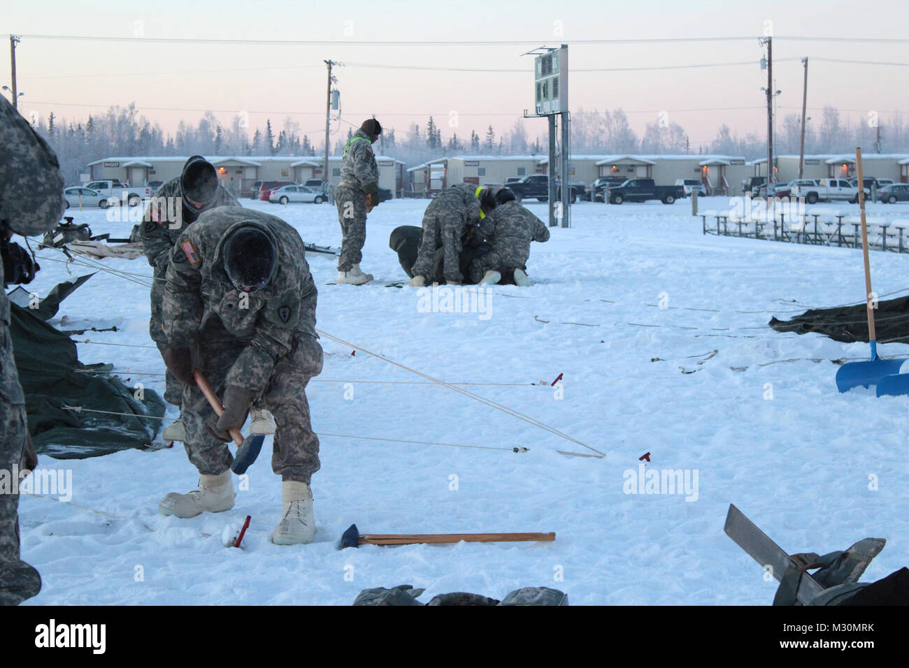 Soldiers from the Brigade Troops Battalion, 1st Stryker Brigade Combat