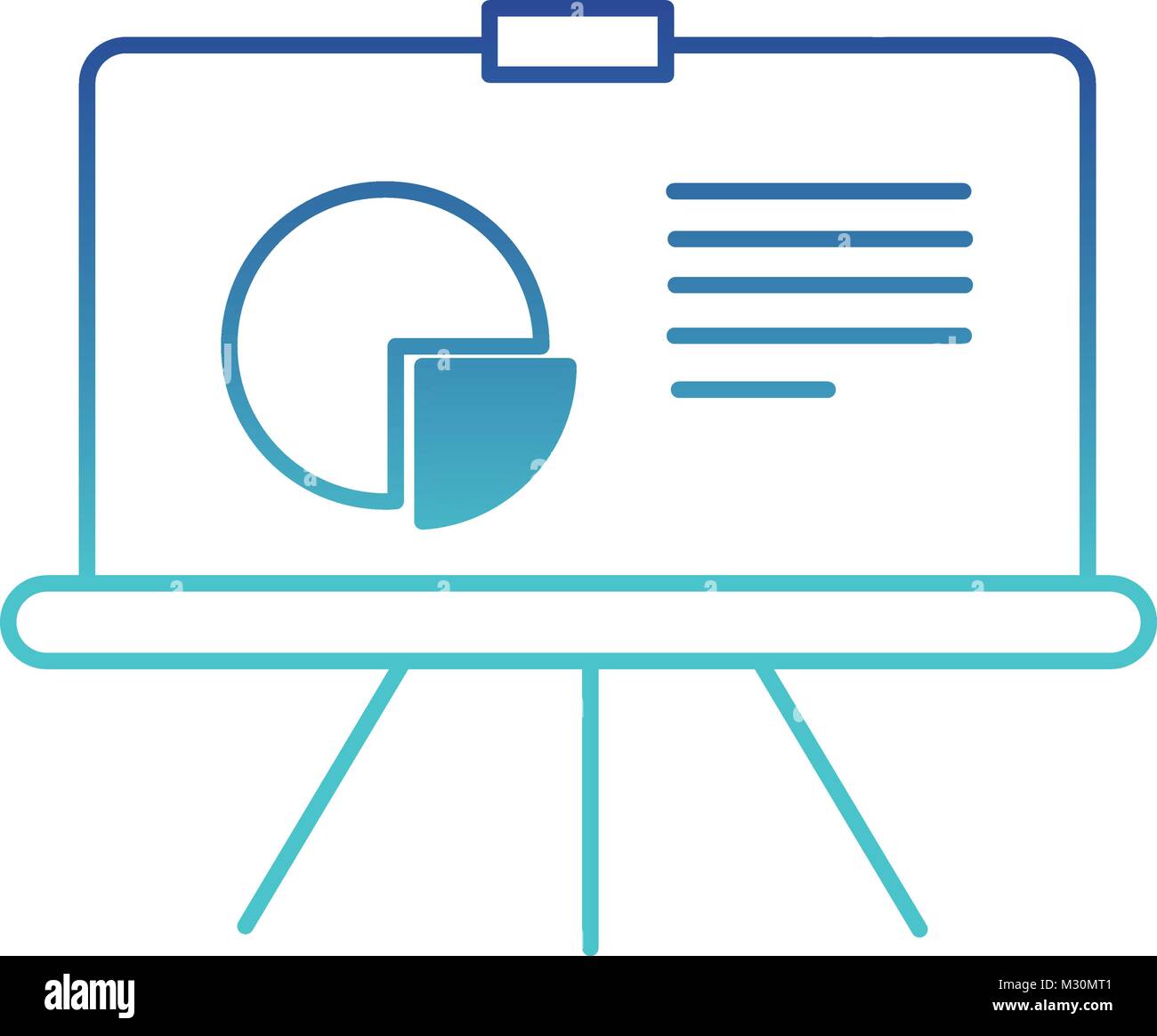 blue line business presentation with statistics graphic diagram Stock ...