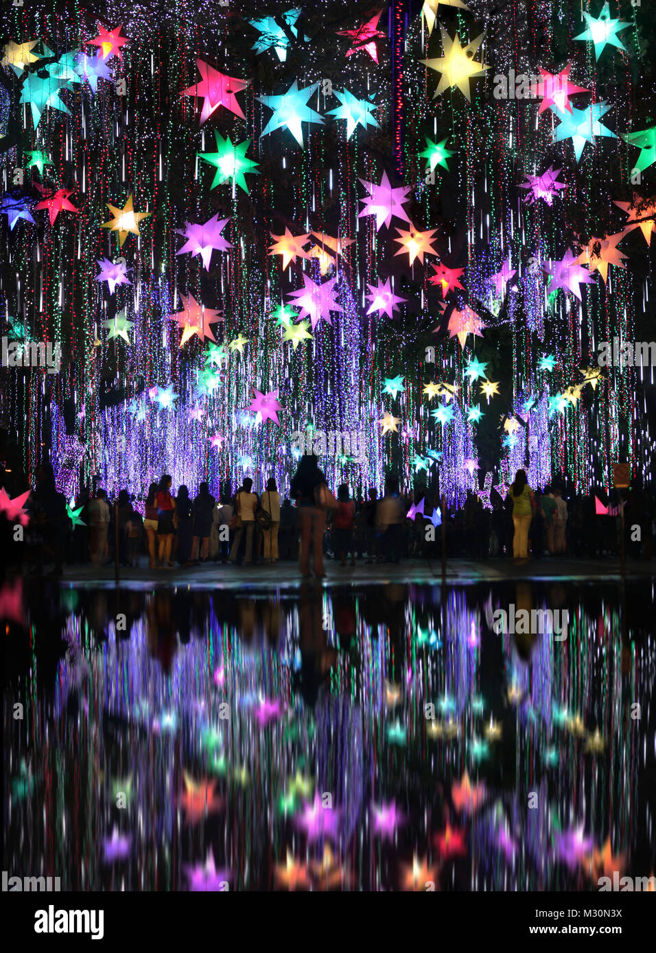 Christmas decoration in Manila, Luzon Island, Philippines, Asia ...