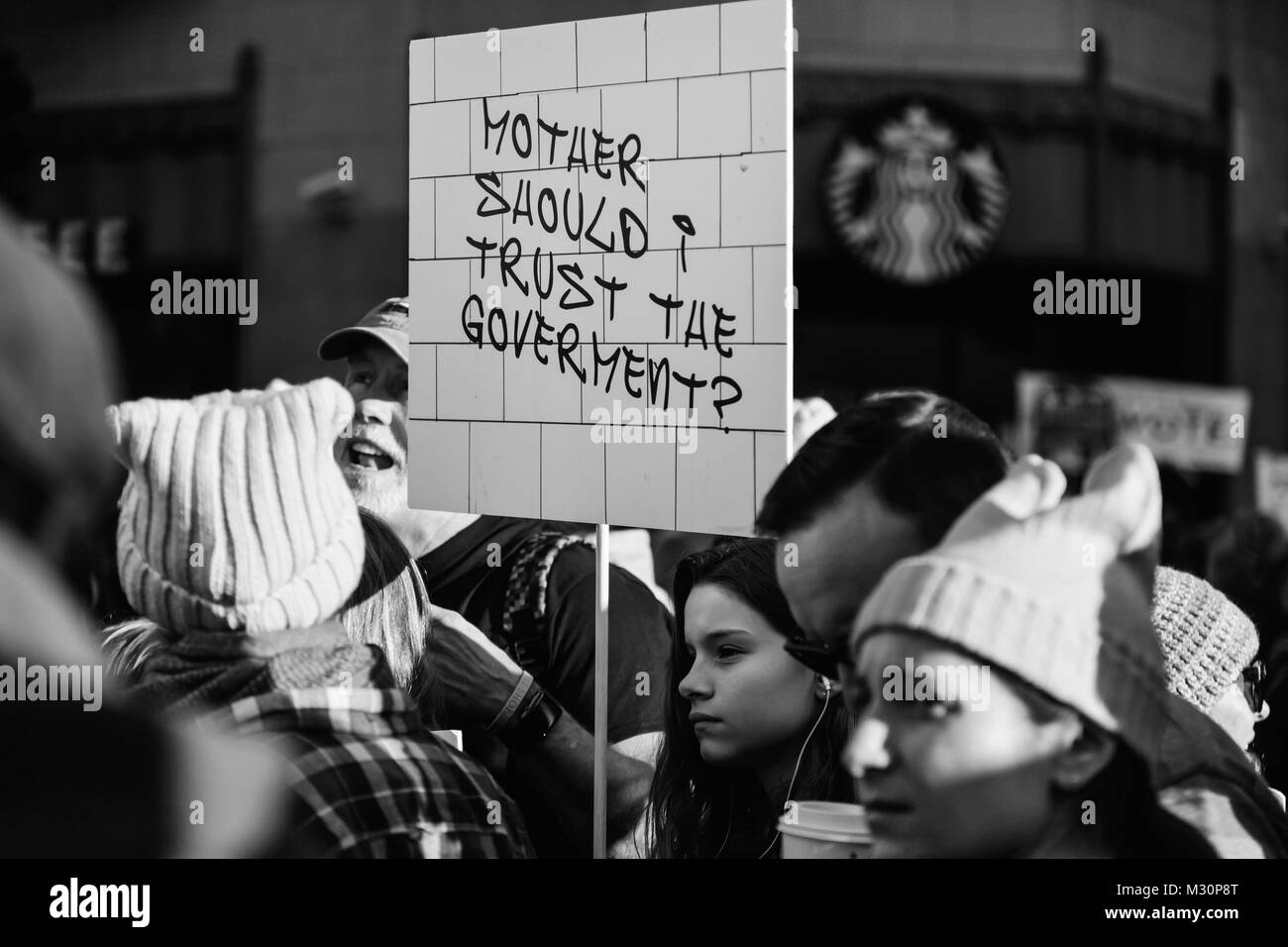 The one year anniversary of the original Women's March; Women's March ...