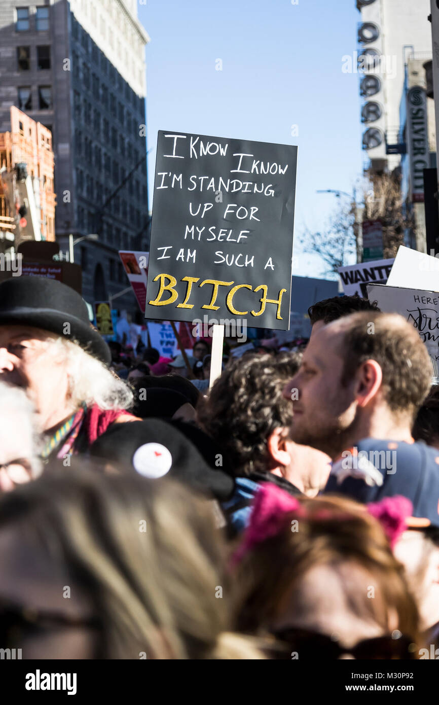 The one year anniversary of the original Women's March; Women's March ...