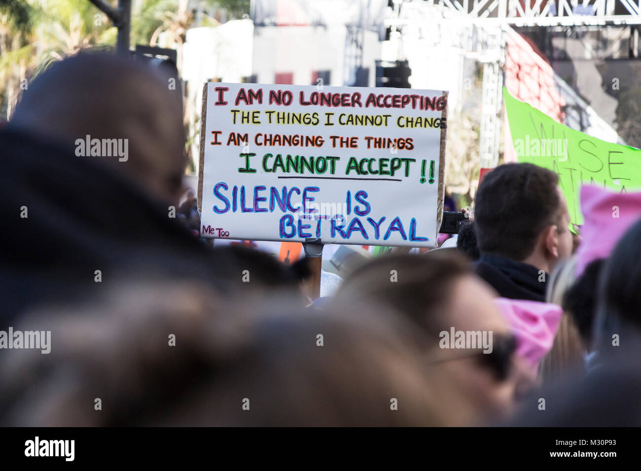 The one year anniversary of the original Women's March; Women's March ...