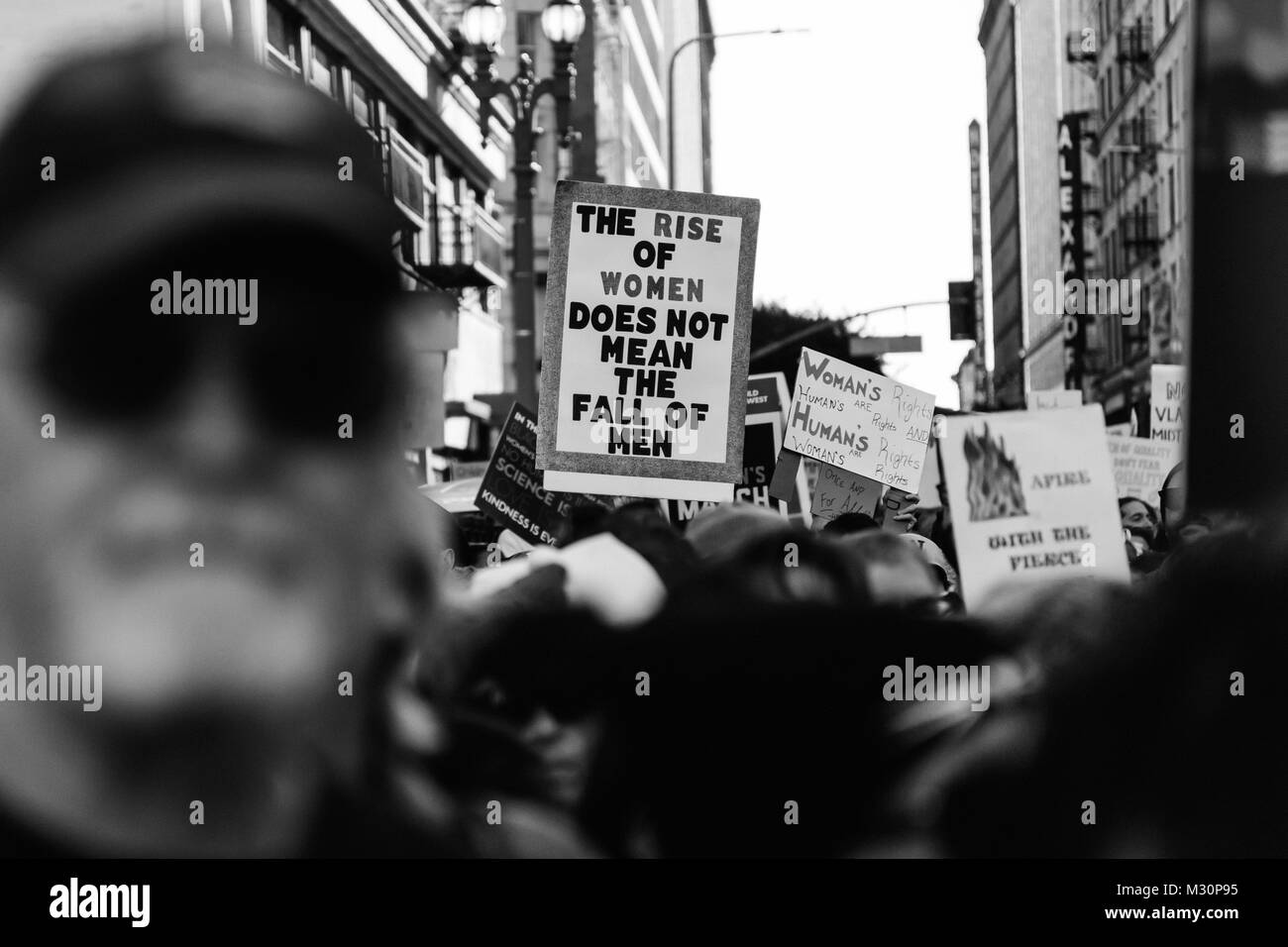 The one year anniversary of the original Women's March; Women's March ...