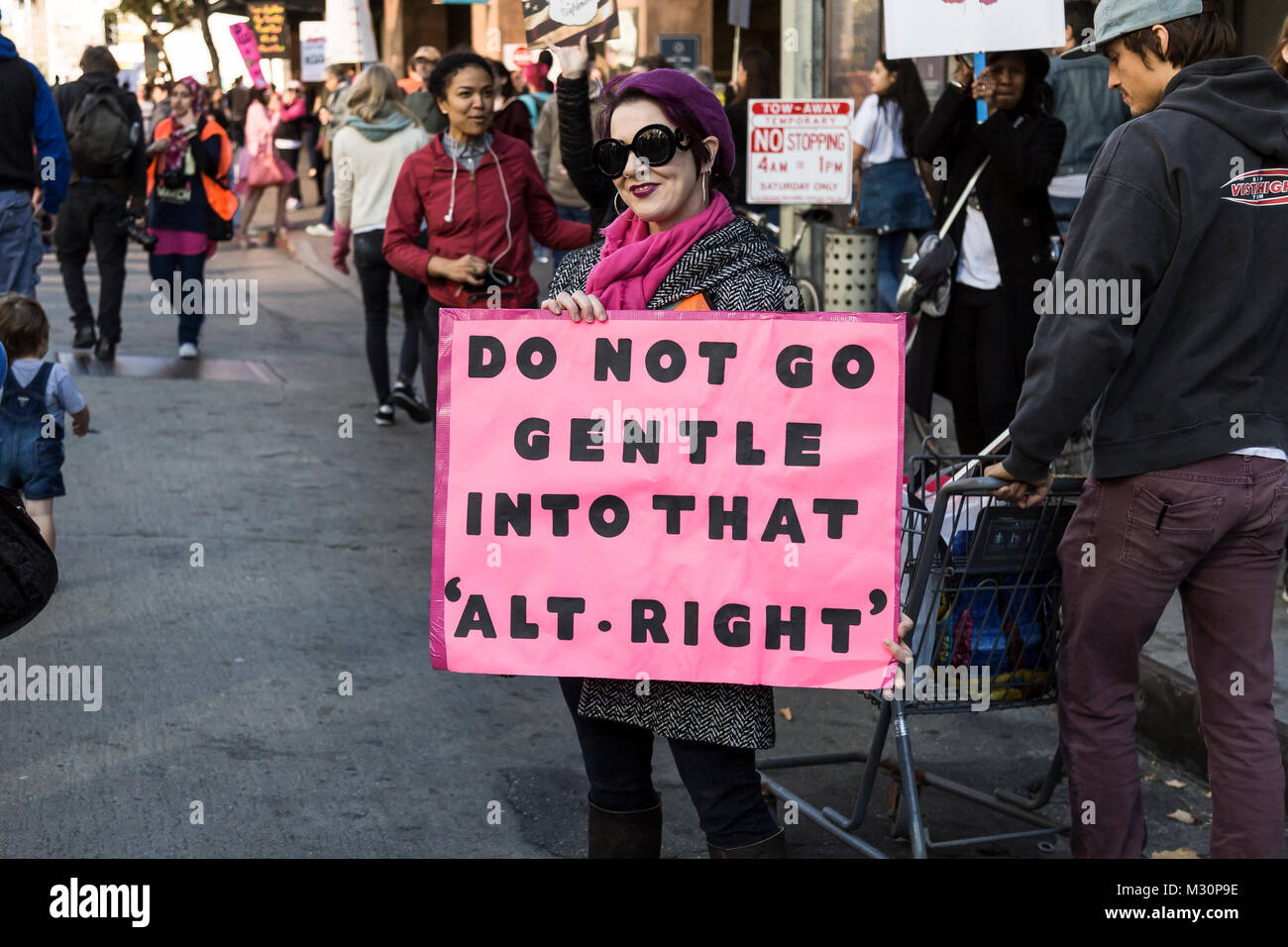 The one year anniversary of the original Women's March; Women's March ...