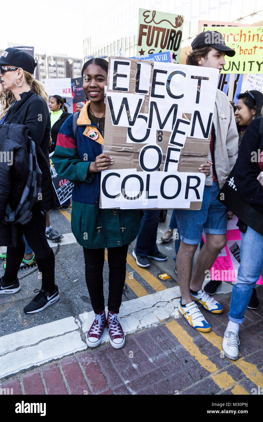 The one year anniversary of the original Women's March; Women's March ...