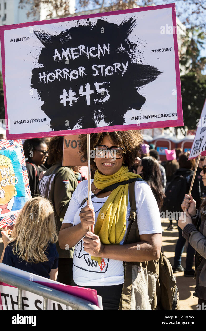 The one year anniversary of the original Women's March; Women's March ...