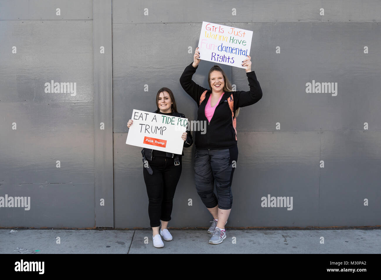 The one year anniversary of the original Women's March; Women's March ...