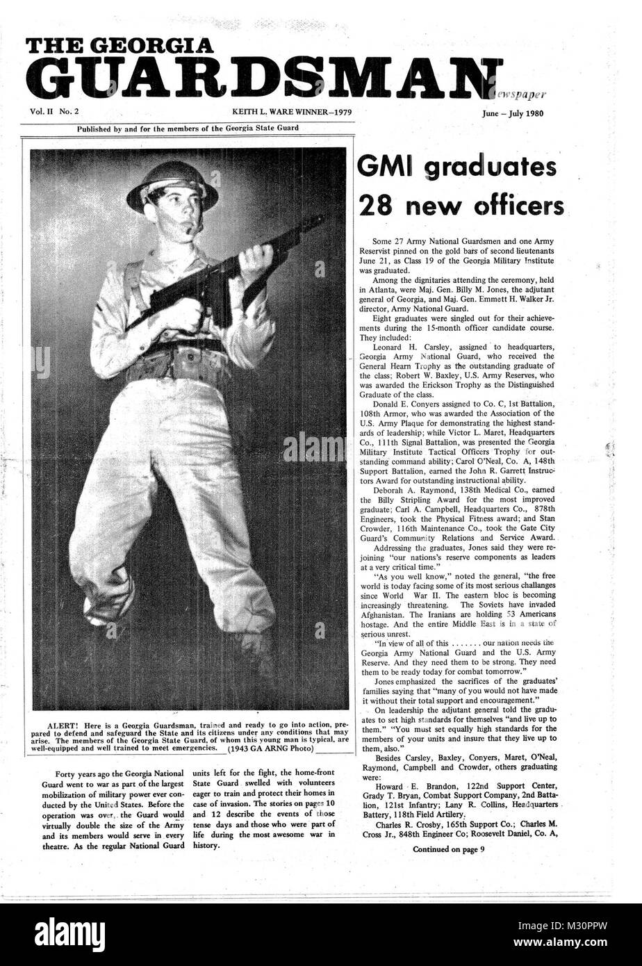 June-July 1980 by Georgia National Guard Stock Photo