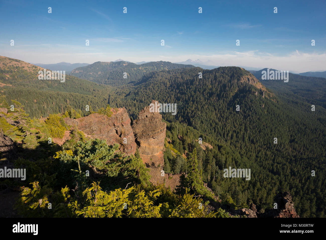 Iron Mountain Hike in Oregon Stock Photo Alamy