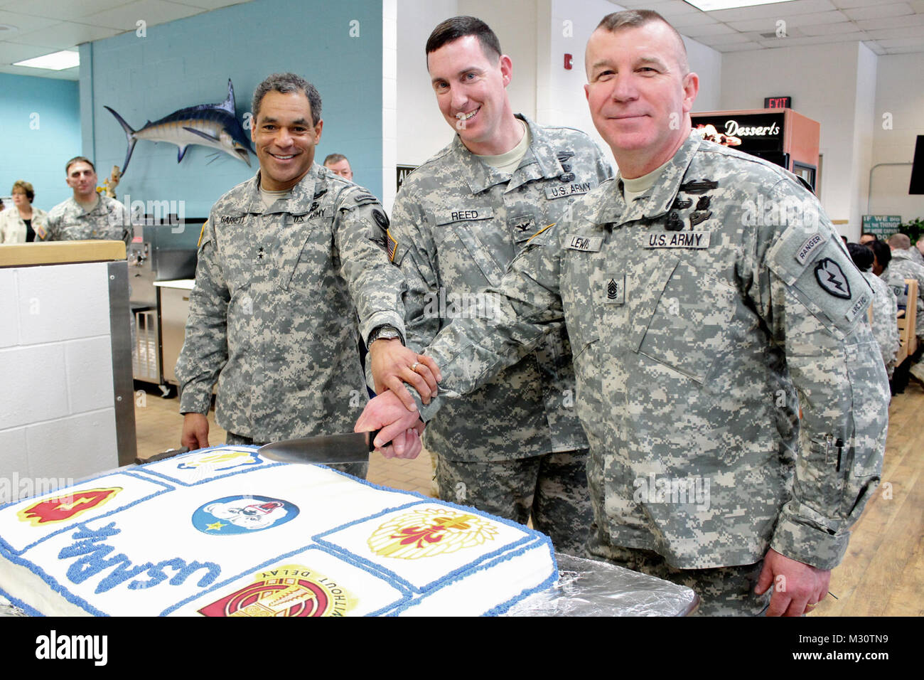 Maj. Gen. Michael Garrett, U.S. Army Alaska Commanding General, along ...
