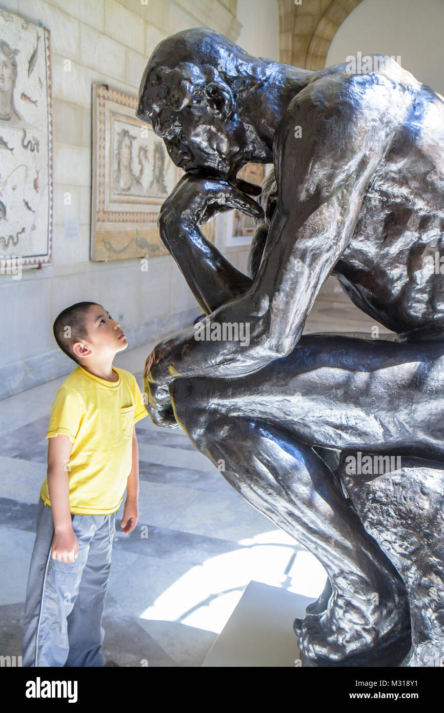 Baltimore Maryland,Baltimore Museum of Art,Wyman Park,gallery,galleries,dealer,dealers,gallerist,exhibit exhibition collectionsculpture,Rodin,The Thin Stock Photo