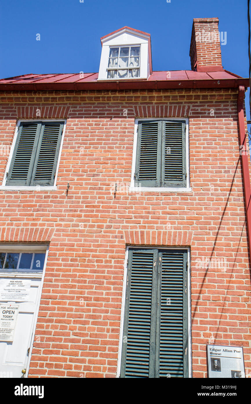 Edgar allan poe house museum hires stock photography and images Alamy