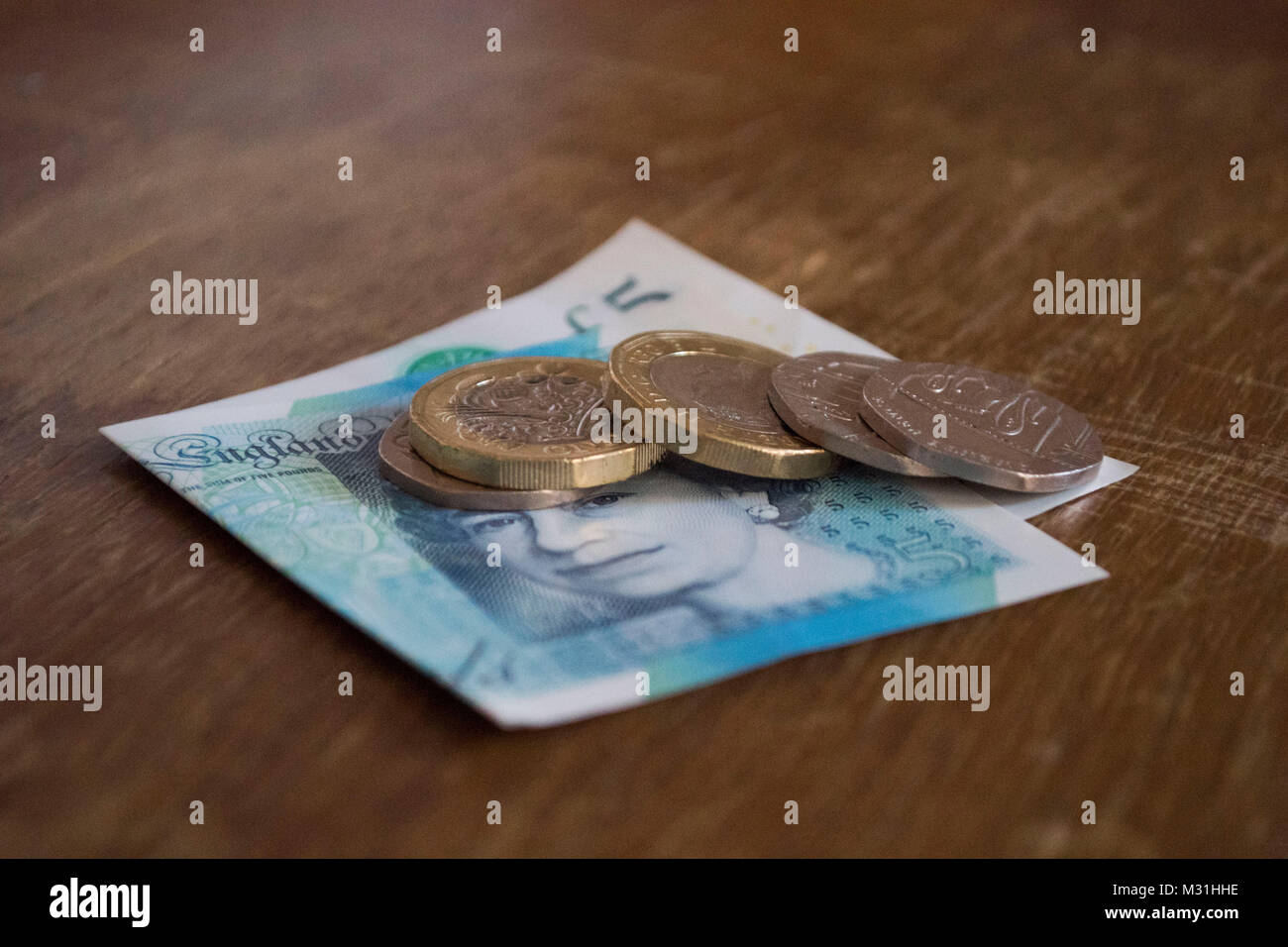 CARDIFF, UK. 7 January 2018. Saving money is an advantage of Dry January. If you go out, the mocktails and non-alcoholic alternatives are expensive. Stock Photo