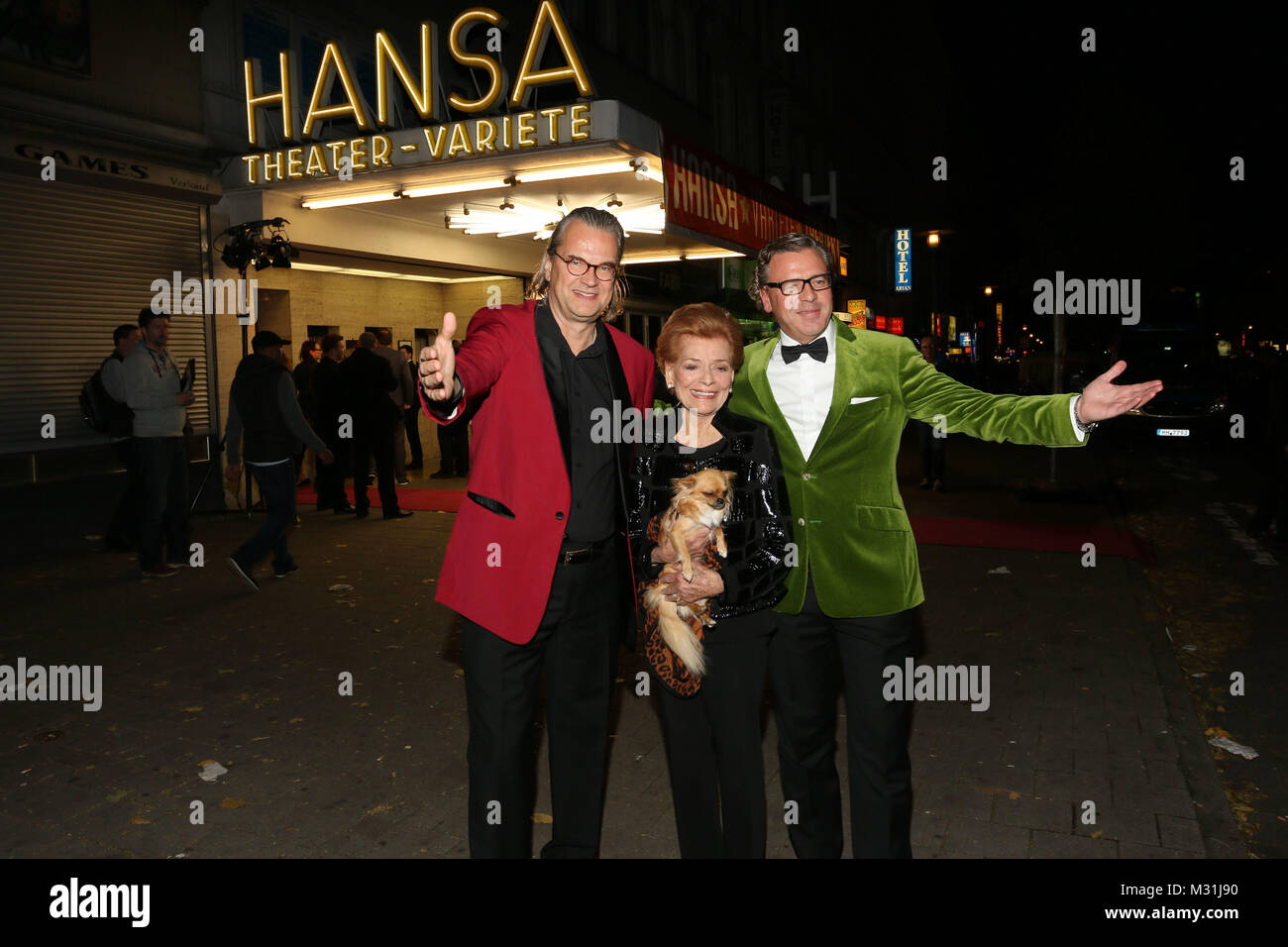 Ulrich Waller, Lys Assia, Thomas Collien, Premiere Hansa Theater, Hamburg, 24.10.2013 Stock Photo